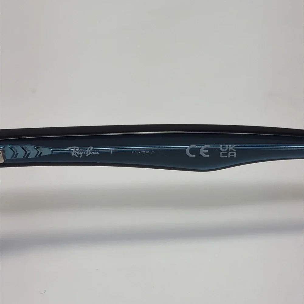 RAY-BAN Kids EYEGLASSES FRAMES ONLY RB1555 3667 BLACK / BLUE FULL RIM 48-16-125